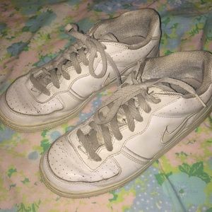 Nike Air Force one white shoes